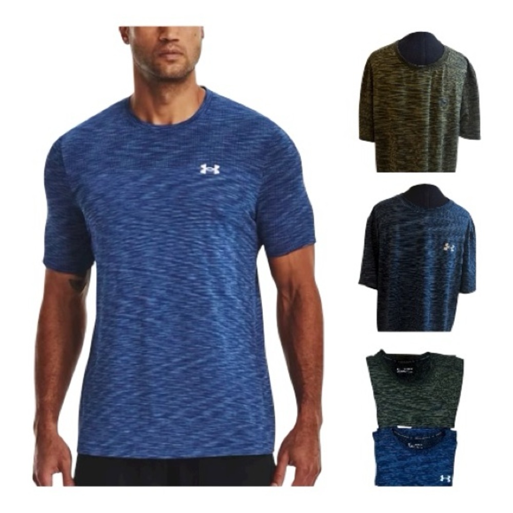 Under Armour Men's Blue and green Short Sleeve Tee Bundle of (2)